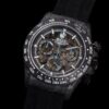 DIW-Daytona-Skeleton-Dial-in-Carbon-with-Blue-Hands-on-Black-Nylon-Strap-1-7-1 Rolex Daytona DIW Carbon Skeleton Superior Replica