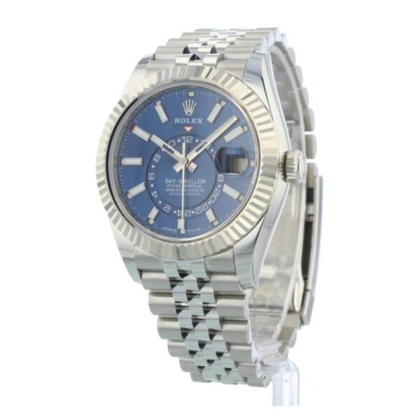 Rolex-Sky-Dweller-2-1-1 Rolex Sky-Dweller 336934 “Steel & Blue” Ultra Detailed Clone