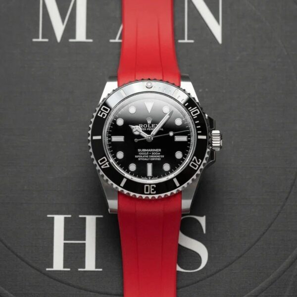 Rolex – Submariner – Rubber Strap – Red