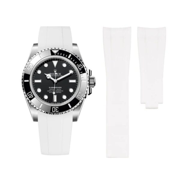 Rolex – Submariner – Rubber Strap – White
