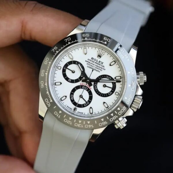 Rolex – Daytona – Rubber Strap – White