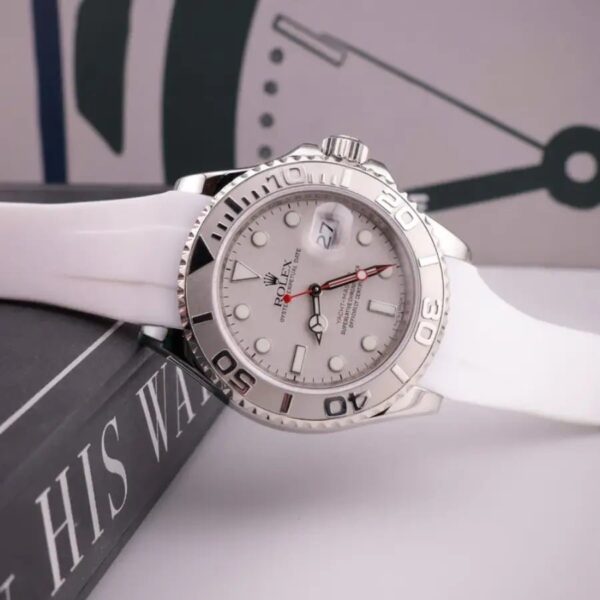Rolex – Yacht-Master – Rubber Strap – White