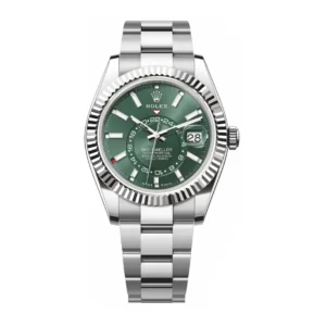 Yeni-Proje-2025-12-11T205330.878-1-1 Rolex Sky-Dweller 336934 “Steel, Green” Ultra Detailed Clone
