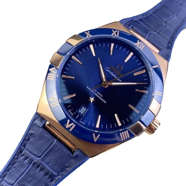 omega-constellation-blue-strap-replica-4-1 Omega Constellation Blue Strap 131.53.39.20.08.001 Near Original Replica