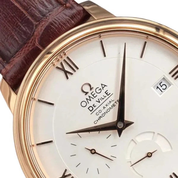 omega-de-ville-silver-dial-replica-1-1 Omega De Ville Brown Leather Strap 424.53.40.21.02.001 Top Replica 1:1