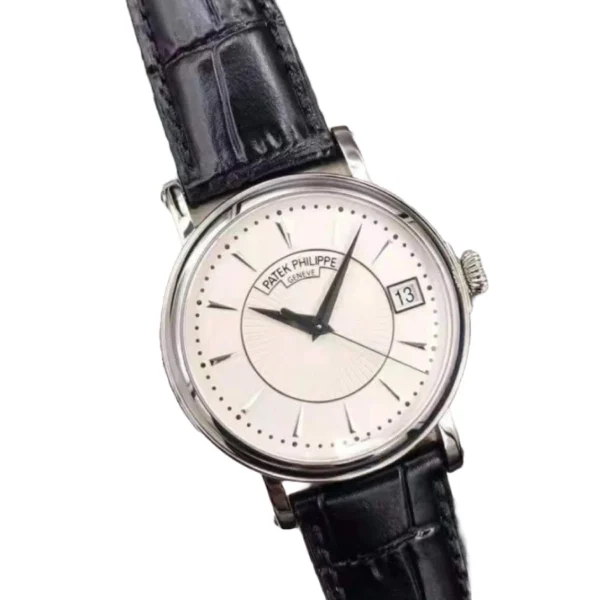 patek-philippe-calatrava-5153g-010-4-1 Patek Philippe Calatrava 5153G-010 “White Gold Officer’s Case” Authentic Clone 1:1