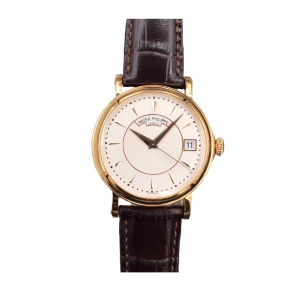 patek-philippe-calatrava-5153j-001-replica-1-1 Patek Philippe Calatrava 5227J-001 “Yellow Gold Officer’s Case” Precision Clone