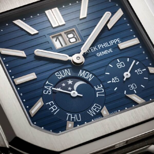 patek-philippe-cubitus-grand-date-day-moon-phases-5822p-001-4-1 Patek Philippe “Cubitus” Blue Dial 5822P-001 Premium Duplicate Copy