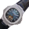 patek-philippe-nautilus-tourbillion-blue-dial-5711-jumbo-replica-4-1 Patek Philippe Nautilus 5711 Tourbillon “Jumbo” Blue Dial Super Accurate Clone