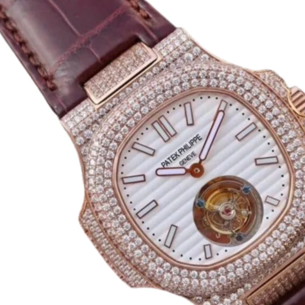 patek-philippe-nautilus-tourbillion-rose-gold-5711-jumbo-replica-2-1 Patek Philippe Nautilus 5711 Tourbillon “Jumbo” Rose Gold Top Grade Clone 1:1