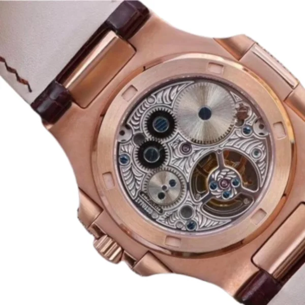 patek-philippe-nautilus-tourbillion-rose-gold-5711-jumbo-replica-7-1 Patek Philippe Nautilus 5711 Tourbillon “Jumbo” Rose Gold Top Grade Clone 1:1