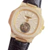 patek-philippe-nautilus-tourbillion-yellow-gold-dial-5711-jumbo-replica-7-1 Patek Philippe Nautilus 5711 Tourbillon “Jumbo” Yellow Gold Dial Signature Replica 1:1