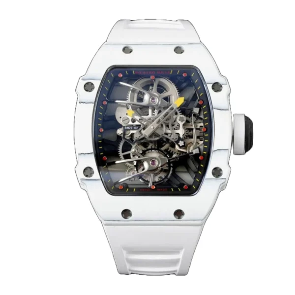 richard-mille-rm27-02-white-case-replica-1-1 Richard Mille RM 27-02 Tourbillon “Rafael Nadal” White Case First-Class Clone