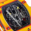 richard-mille-rm27-03-tourbillion-yellow-ruber-strap-replica-5-1 Richard Mille RM 27-03 Tourbillon “Rafael Nadal” Yellow Perfect Duplicate 1:1