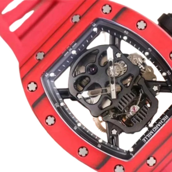 richard-mille-rm52-01-red-case-replica-4-1 Richard Mille RM 52-01 Tourbillon Red Case Pro Clone 1:1