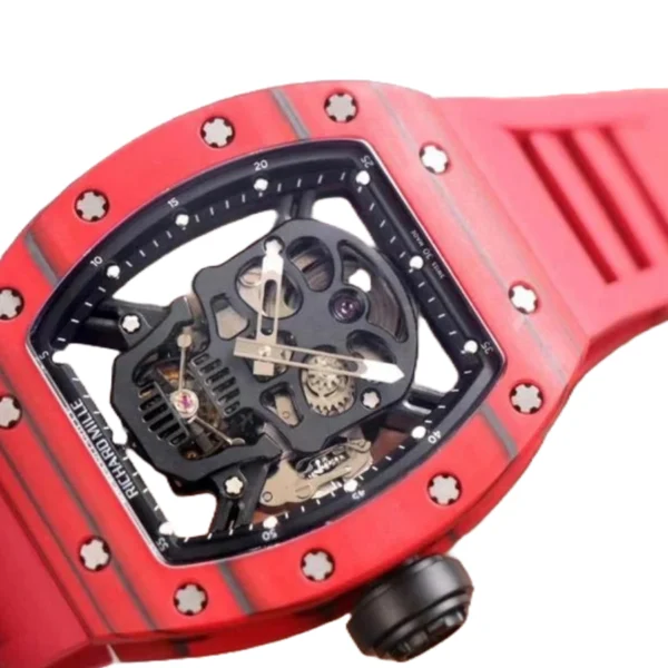 richard-mille-rm52-01-red-case-replica-5-1 Richard Mille RM 52-01 Tourbillon Red Case Pro Clone 1:1
