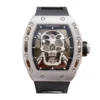 richard-mille-rm52-01-tourbillion-grey-replica-8-1 Richard Mille RM 52-01 Tourbillon “Skull” Grey Exclusive Clone Edition