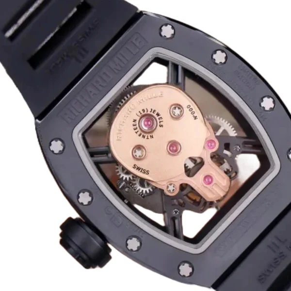 richard-mille-rm52-01-tourbillion-rose-gold-dial-replica-6-1 Richard Mille RM 52-01 Tourbillon “Skull” Rose Gold Luxury Clone Quality