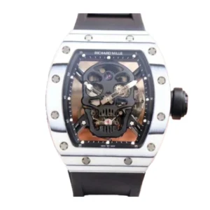 richard-mille-rm52-01-tourbillion-white-replica-1-1 Richard Mille RM 52-01 Tourbillon “Skull” White True Replica 1:1