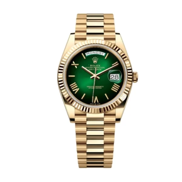 rolex-day-date-green-ombre-replica-1-1 Rolex Day-Date 228238 “Green Ombre” Exact Duplicate Quality