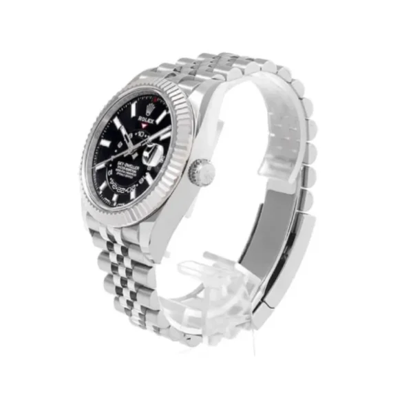 rolex-sky-dweller-326934-black-dial-jubilee-replica-2-1 Rolex Sky-Dweller 326934 “Black Dial Jubilee” Masterpiece Replica